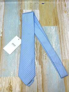  new goods * ARMANI COLLEZIONI Armani koretso-ni* necktie blue stripe * Italy made silk made silk 
