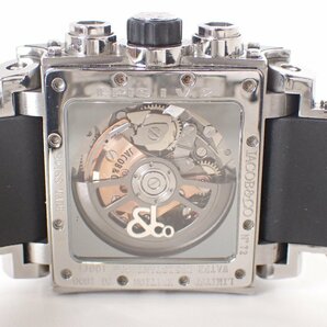 定価209万円 1800本限定 JACOB&CO(ジェイコブ) エピック1 JC-V2Q2B クロノ メンズ 自動巻 時計の画像7