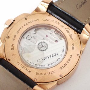 定価289万円 磨き済 カルティエ カリブル・ドゥ・カルティエ W7100007 自動巻 K18PG 18金 メンズ 時計の画像3