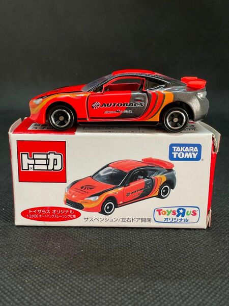 トミカ トイザらスオリジナル トヨタ86 オートバックスレーシング仕様 中古品【クリアケース厳重梱包】