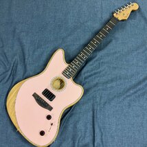 Fender Acoustasonic Player Jazzmaster RW Shell Pink フェンダー アコースタソニック エレアコ_画像2