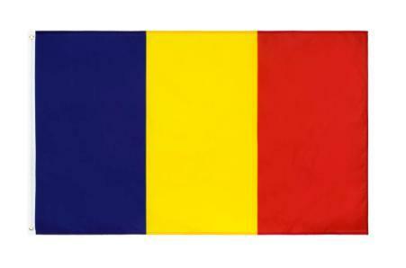  ルーマニア 国旗 ブラック 応援 送料無料 150cm x 90cm 人気 大サイズ 新品