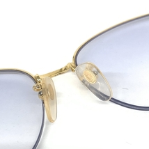 ◆YvesSaintLaurent(YSL) イヴサンローラン メガネフレーム◆33-8695 ゴールドカラー レディース ヴィンテージ sunglasses 服飾小物_画像5