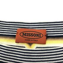 ◆MISSONI ミッソーニ 長袖ニット ◆ マルチカラー コットン レディース トップス ボートネック イタリア製_画像5