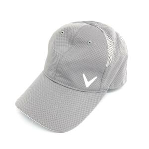 良好◆Callaway キャロウェイ キャップ FR◆ グレー ポリエステル メンズ 帽子 ハット hat 服飾小物