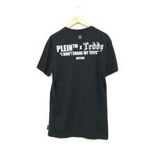 未使用品◆PHILIPP PLEIN フィリッププレイン 半袖カットソー 大きいサイズXL◆ ブラック メンズ スワロ装飾 ベア トップス Tシャツ_画像2