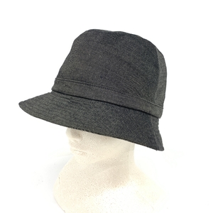◆Paul Smith ポールスミス バケットハット ◆ ブラック 羊毛×麻×コットン レディース 帽子 hat 服飾小物