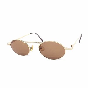 ◆GUESS ゲス サングラス◆ ゴールドカラー×ブラウン オーバル レディース ヴィンテージ sunglasses 服飾小物