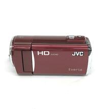 ジャンク品◆JVC 日本ビクター Everio ハイビジョンメモリームービー ビデオカメラ◆ GZ-HM450-R レッド_画像2