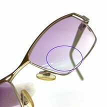 ◆CAZAL カザール サングラス◆ パープル スクエア ユニセックス sunglasses 服飾小物_画像9