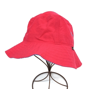 良好◆mont-bell モンベル サファリハット S◆ ピンク ナイロン レディース 帽子 ハット hat 服飾小物