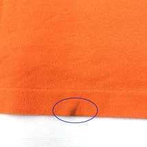 ◆POLO RALPH LAUREN ポロラルフローレン 半袖ポロシャツ サイズS◆ オレンジ コットン100％ レディース トップス ワンポイント 刺繍_画像6