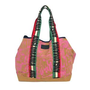 良好◆Vivienne Westwood ヴィヴィアンウエストウッド アングロマニア トートバッグ◆ マルチカラー キャンバス 総柄 ユニセックス bag 鞄