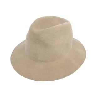 良好◆crushable クラッシャブル ハット M◆ ベージュ ウール100％ レディース 帽子 ハット hat 服飾小物
