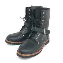 美品◆AVIREX アヴィレックス ブーツ 28.0cm◆ ブラック レザー メンズ 靴 シューズ boots ワークブーツ_画像1