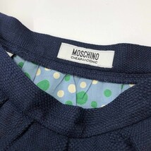 ◆MOSCHINO CHEAP&CHIC モスキーノチープ&シック スカート サイズF36◆ ネイビー レディース 花モチーフ ボトムス イタリア製_画像3