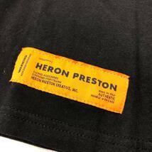 良好◆HERON PRESTON ヘロンプレストン 半袖Tシャツ サイズM◆ ブラック コットン メンズ トップス　スカル_画像6