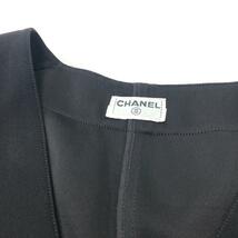 ◆CHANEL シャネル ジャケット ◆ ブラック レディース クローバーボタン アウター Vネック 長袖シャツブラウス トップス ヴィンテージ_画像5