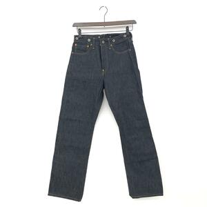 美品◆LEVI`S リーバイス デニムパンツ W28L36◆S702-XX ネイビー メンズ ボトムス ビンテージ復刻 ボタンフライ