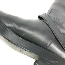 良好◆ANN DEMEULEMEESTER アンドゥムルメステール ブーツ 41◆ ブラック レザー レディース 靴 シューズ boots ワークブーツ_画像8