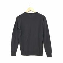 未使用品◆JOHN SMEDLEY ジョンスメドレー Vネックニット 小さいサイズXS◆ ブラウン ウール100％ メンズ 長袖 トップス セーター_画像2