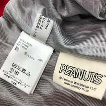 ◆PSYCHO BUNNY サイコバニー×PEANUT 長袖ニット ◆PB-X2-74583 レッド ウール メンズ トップス 裏地付き スヌーピー_画像7