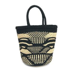 良好◆loin. ロワン カゴバッグ トートバッグ◆ ブラック/ベージュ レディース 井川遥 bag 鞄