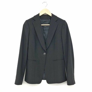 美品◆GIORGIO ARMANI ジョルジオアルマーニ テーラードジャケット サイズI38◆ ブラック レディース アウター ブラックラベル 黒タグ