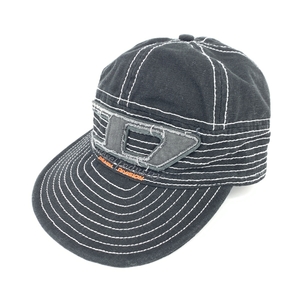 未使用品◆DIESEL ディーゼル キャップ ◆ ブラック 綿100％ メンズ 帽子 ハット hat 服飾小物