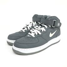 良好◆NIKE ナイキ エアフォース1 ミッド NYC スニーカー 28◆DH5622-001 グレー レザー レディース 靴 シューズ sneakers_画像1