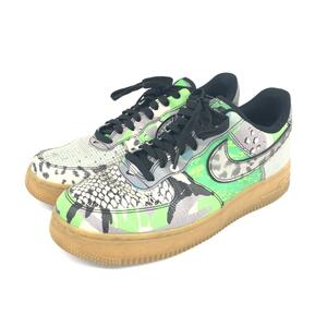 良好◆NIKE ナイキ AIR FORCE 1 '07 QS/CITY OF DREAMS スニーカー 27◆ マルチカラー レザー メンズ 靴 シューズ sneakers