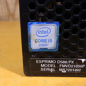 □Z/749☆富士通 FUJITSU☆デスクトップパソコン☆ESPRIMO D586/PX☆FCore i5-6500 3.20GHz☆メモリ/HDD/OSなし☆動作不明☆ジャンクの画像4