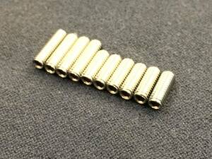 Stainless Saddle Height Screws Set For 5-Strings Bass (10) / 5弦ベース 弦高イモネジ M3(10mm×4+8mm×6）日本全国送料無料！