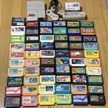 FC ニューファミコン 本体 + ファミコンソフト 大量セット _画像1