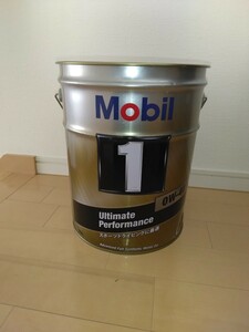 Mobil ペール缶 モービル1　空きペール缶