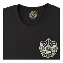 CHROME HEARTS クロムハーツ BSフレア T型ロゴプリントロングTシャツ ニット ロンT 長袖 メンズ Sサイズ 古着_画像3