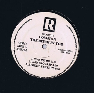 盤質良好 US盤 12inch Common / No I.D. / The Bitch In Yoo / The Real Weight COM1コモン