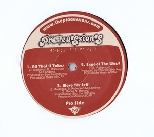 US盤 12inch The Procussions / All That It Takes / Expect The Worst / Move Yer Self 7311-PROCUSION-1