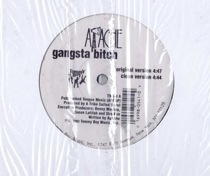 US盤 12inch Apache / Gangsta Bitch / Apache Ain't Shit / A Tribe Called Quest TB 541