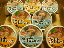 【送料無料】★ニッスイ　さば　みそ煮　水煮　160ｇ　日本産さば使用《8缶セット》さば缶　鯖缶　ＤＨＡ　ＥＰＡ　_画像1