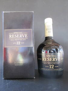 G55　古酒 未開栓【サントリー スペシャル リザーブ 12年　700ml 40％ SUNTORY SPECIAL RESERVE】