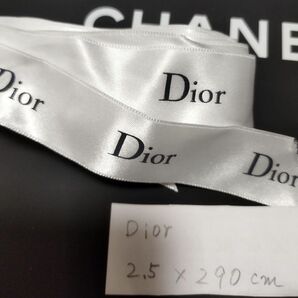 値下げ！Christian Dior★約290センチ、ブランド ロゴリボン