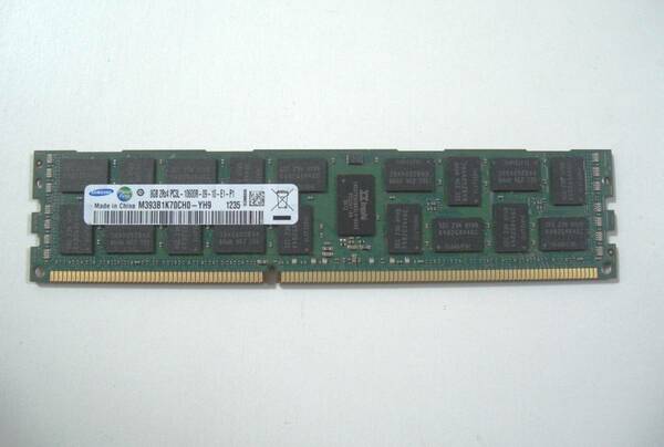【即決・送料無料】SAMSUNG DDR3-1333 8GB 2Rx4 PC3L-10600R-09-10-E1-P1 1.35V 240Pin SDRAM DIMM デスクトップ用 メモリ ①
