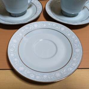 Noritake ノリタケ LOVE SONG 8002 W81 カップ&ソーサー カップ5客 ソーサー6枚 カップ ソーサー コーヒーカップ 希少 希少品の画像6