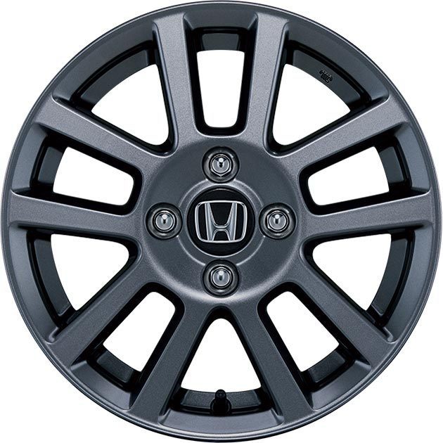 N-BOX/NBOX custom JF3/JF4: оригинальный 14 -дюймовые легкосплавные алюминиевые литые диски /ME-019 blast серый металлик покраска (4 шт. комплект )( снят с производства остаток наличие незначительный )