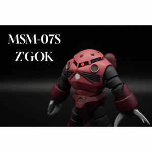 ガンプラ HGUC MSM-07Sズゴック 塗装電飾完成品