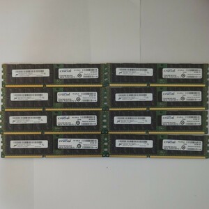 Micron DDR3 Registeredメモリ PC3-12800R 16GB (MT36JSF2G72PZ-1G6D1HG) 8枚組