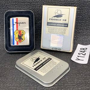 1000円スタート 美商品 ZIPPO JFA JAPAN サッカー日本代表プリント LIMITED №0525 四面加工 ジッポー オイルライター 化粧箱有り Y1248