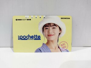 【未使用】テレホンカード　今井美樹　ホンダポシェット　HONDA pochette【ac01k】