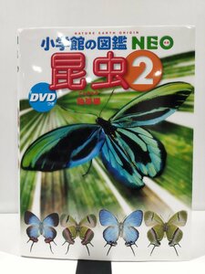 小学館の図鑑・NEO　昆虫②　地球編　DVDつき　小学館【ac04k】